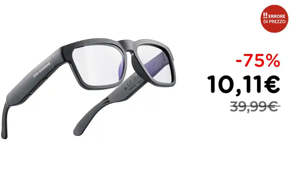 Image from ‼️ ERRORE DI PREZZO: 🕶️ *OhO Occhiali Audio con Controllo Vocale e Stile Open Ear Bluetoot...