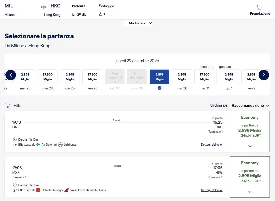 Image from The Flight Club: *+++ Error fare Miles&More +++* Con solo 3mila miglia + tasse voli ad ...