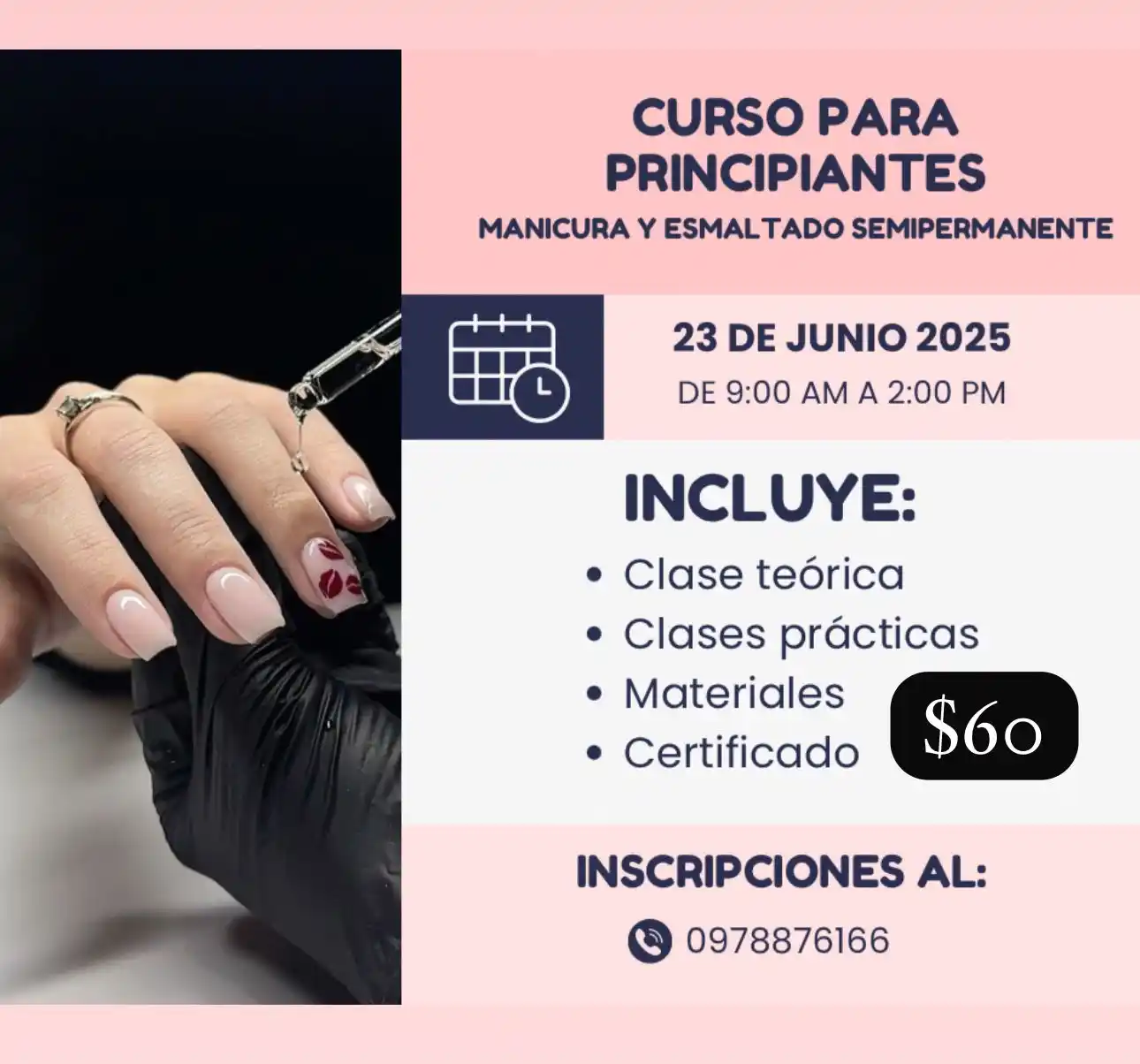 Image from NotiManta: 🤔Quieres aprender manicura y esmaltado semipermanente? 💅🏻 En *MONCH...