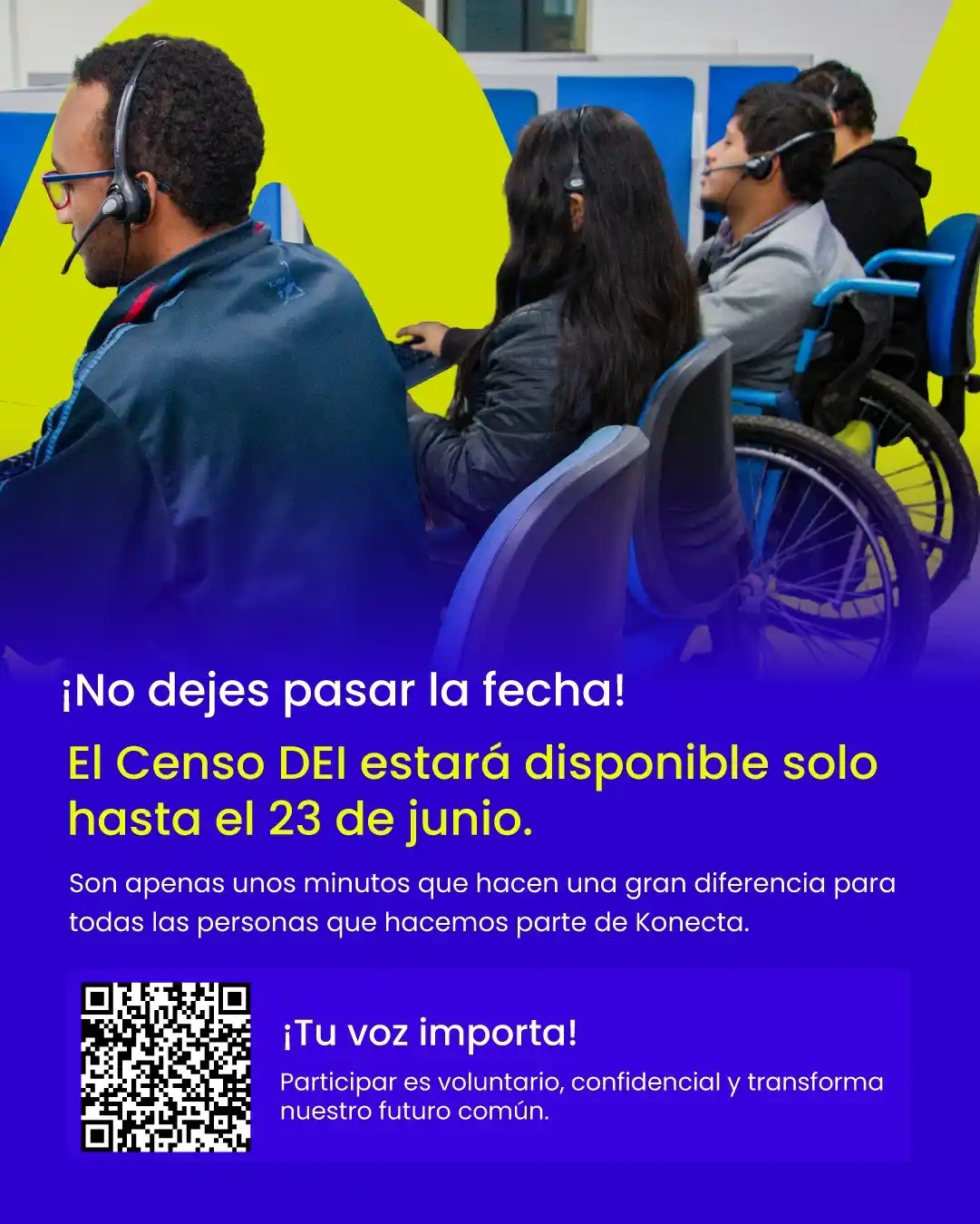 Image from TEAM CONECTADOS! 👥: 🌈 *Somos diversos, somos Konecta* Queremos escucharte para seguir ava...