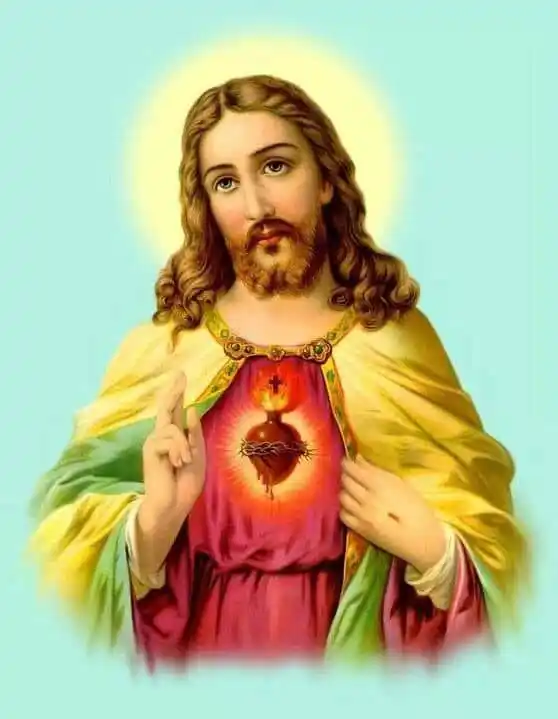 Image from Radio Maria Tanzania: AHADI 12 ZA MOYO MTAKATIFU WA YESU Kwa wale wote watakaouheshimu Mo...