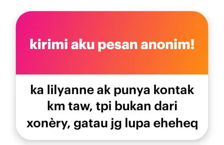 Image from ๐๐๐ร๐๐ ๐๐๐๐๐๐๐๐๐๐๐๐๐: cobaa chat aja lili nyaa dia gabut itu...