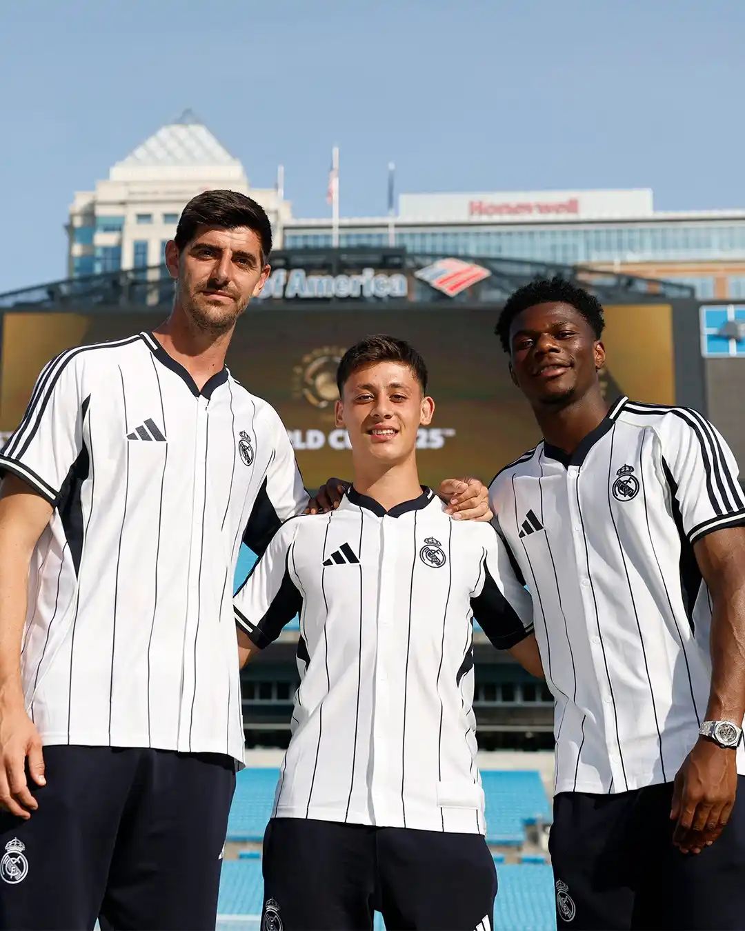 Image from Real Madrid C.F.: 🎙️ Courtois✖️Güler✖️Tchouameni 🎙️ 💬 RM Play 👉 https://play.realmad...