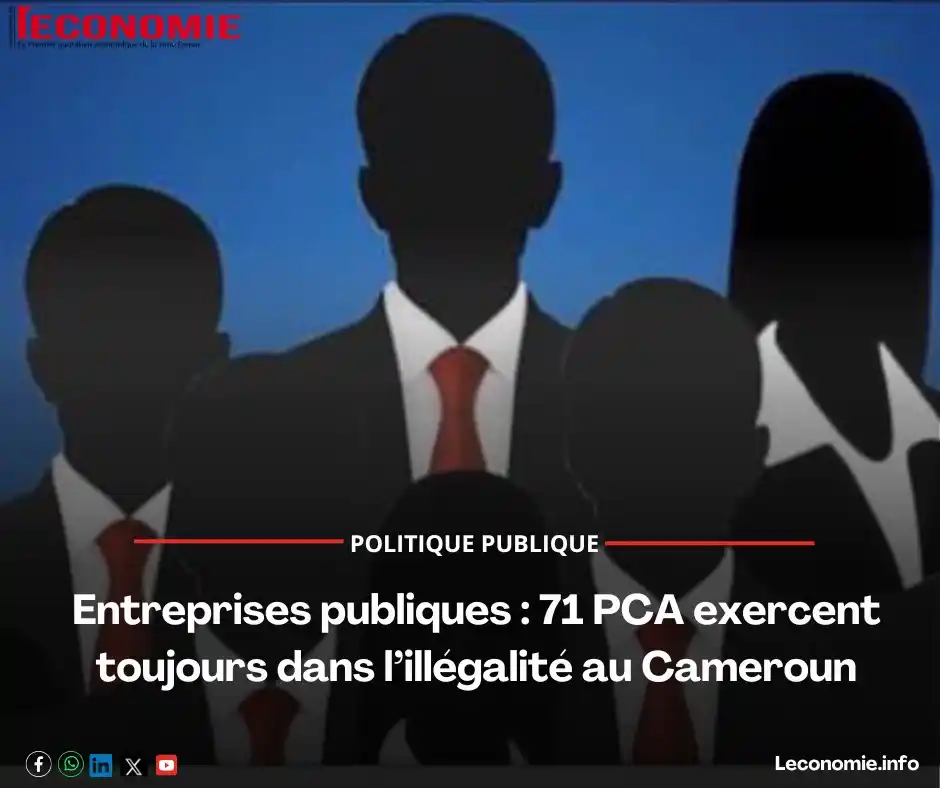 Image from L'Economie💸: *Entreprises publiques : 71 PCA exercent toujours dans l’illégalité au...