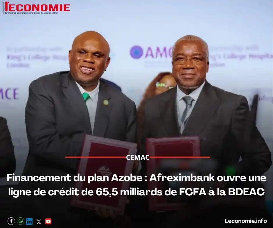 Image from L'Economie💸: *Financement du plan Azobe : Afreximbank ouvre une ligne de crédit de ...