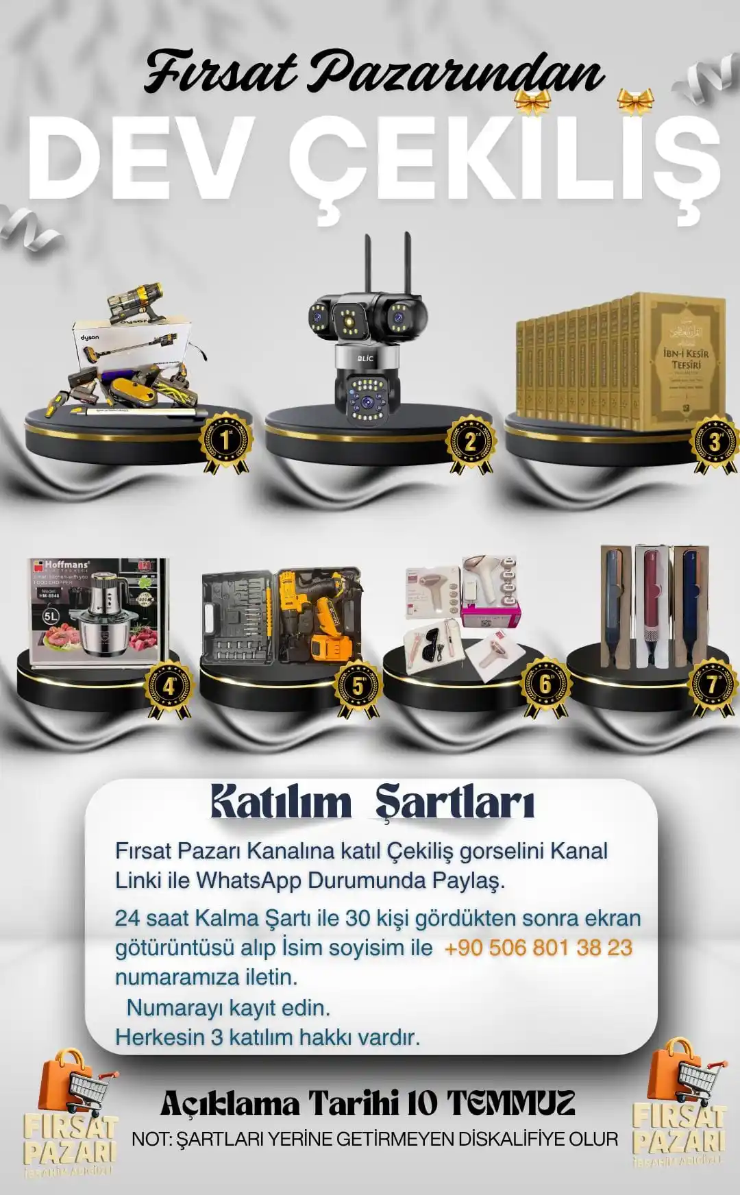 Image from Fırsat Pazarım: 🥳𝙁𝙄𝙍𝙎𝘼𝙏 𝙋𝘼𝙕𝘼𝙍𝙄𝙉𝘿𝘼 𝘿𝙀𝙑 Ç𝙀𝙆İ𝙇İŞ⭐ ⭐ *`KATILIM ŞART...