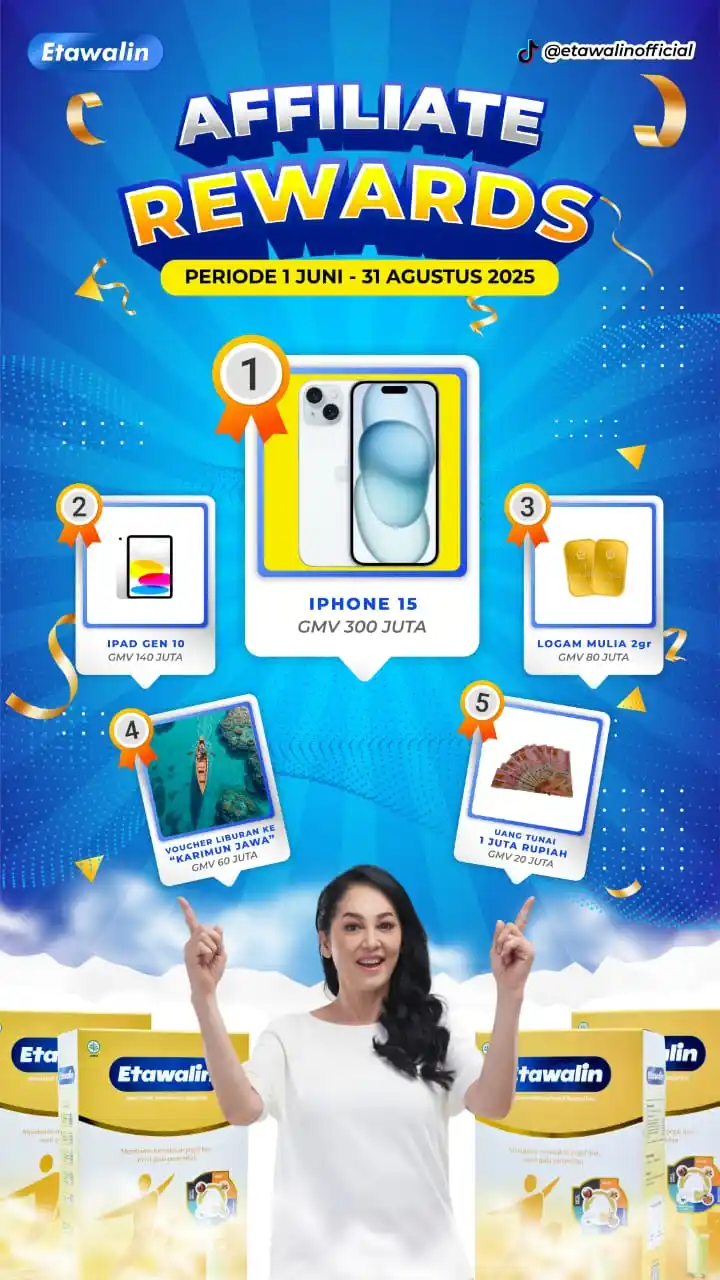 Image from Informasi Pusat Afiliasi Tiktok Shop by Tokopedia ✨🥰: Gabung Jadi Affiliator Etawalin Sekarang! 💸🌿 Ngonten di TikTok & ma...
