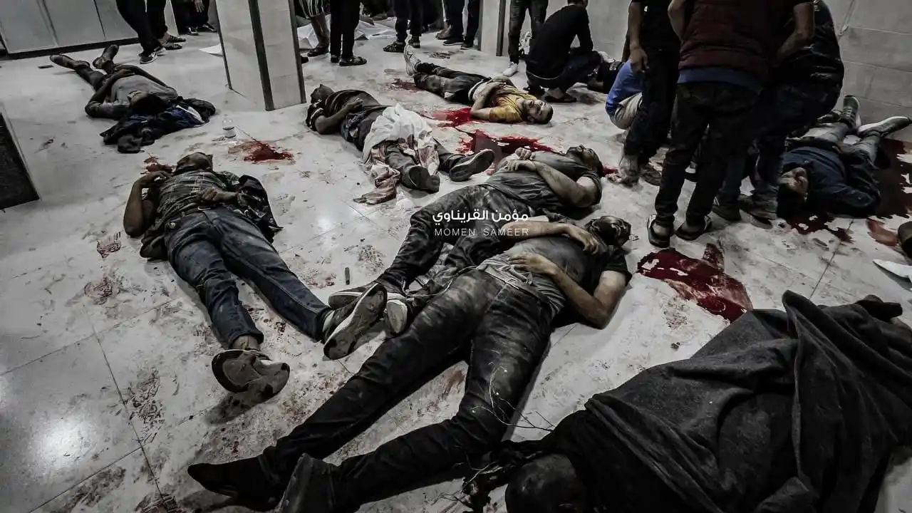 Image from شبكة فجر الإخبارية: غزة هذا الصباح.. مجزرة مروعة وكبيرة بحق منتظري المساعدات الذين خرجوا ل...