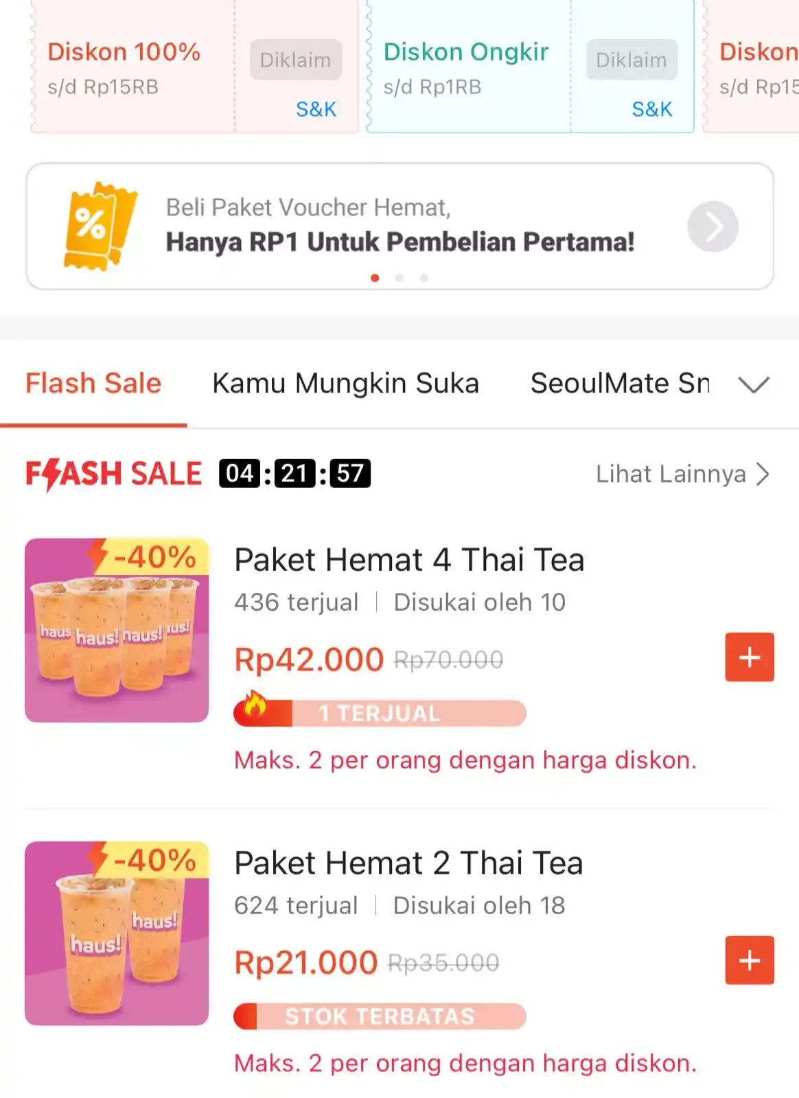 Image from Racun shopee 🛒🎀: HAUS! ada paketan dpt banyak nihh 🥤🥂 yukk comboin voucher nyaaa  htt...