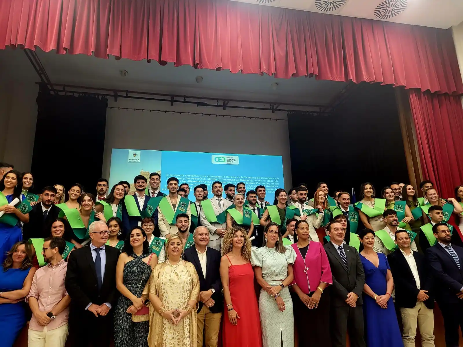 Image from Facultad de Educación y Deportes de Melilla (Faedumel): 🎓 Hoy celebramos en la Facultad de Ciencias de la Educación y del Dep...