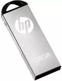 Image from ProLooterz Shopping Deals: 🌟HP p220l 128 GB Pen Drive (Silver) Deal Price Rs.253/- MRP Rs.899/...