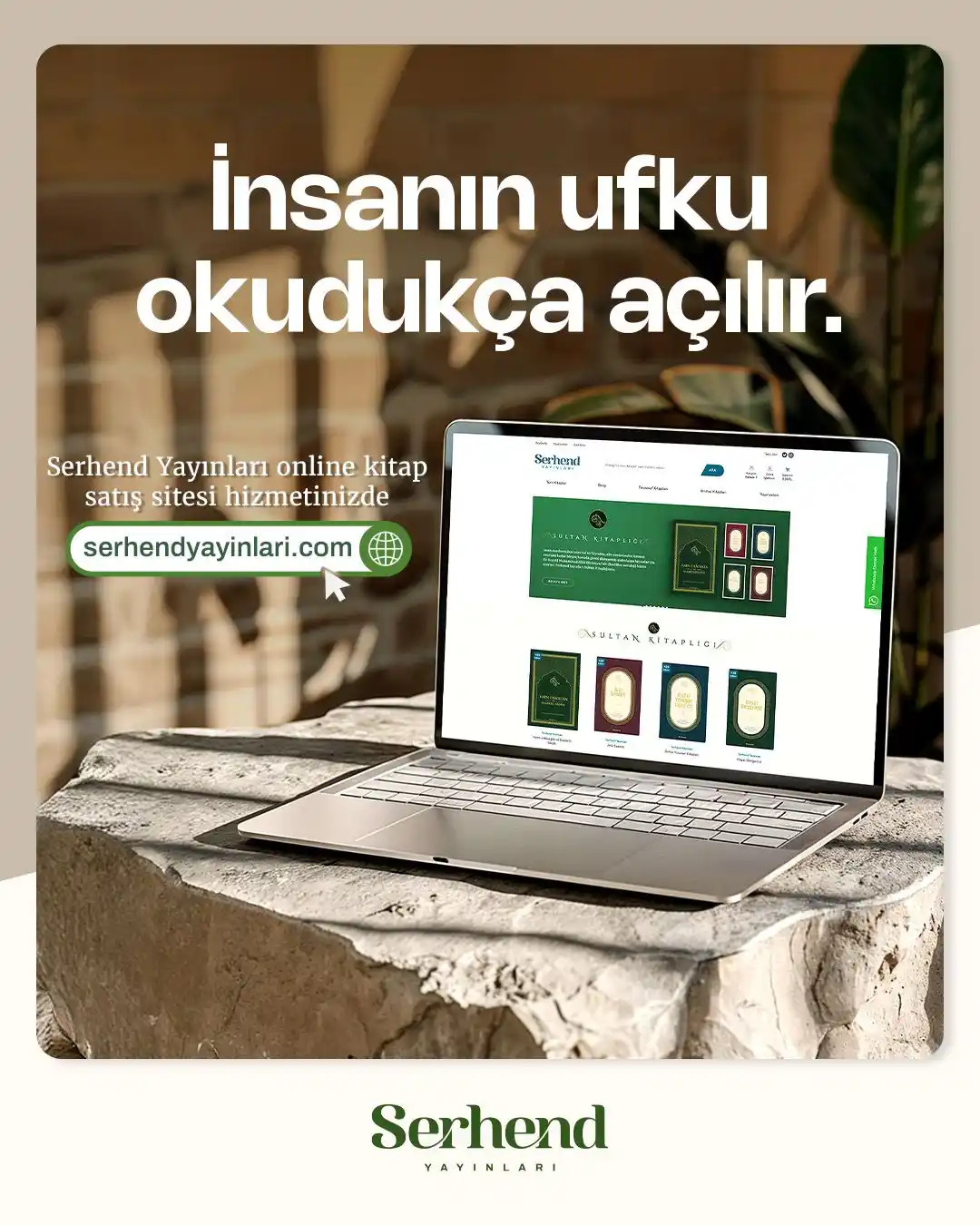 Image from Serhend Yayınları: İnsanın ufku okudukça açılır.   🌐 Serhend Yayınları online kitap satı...