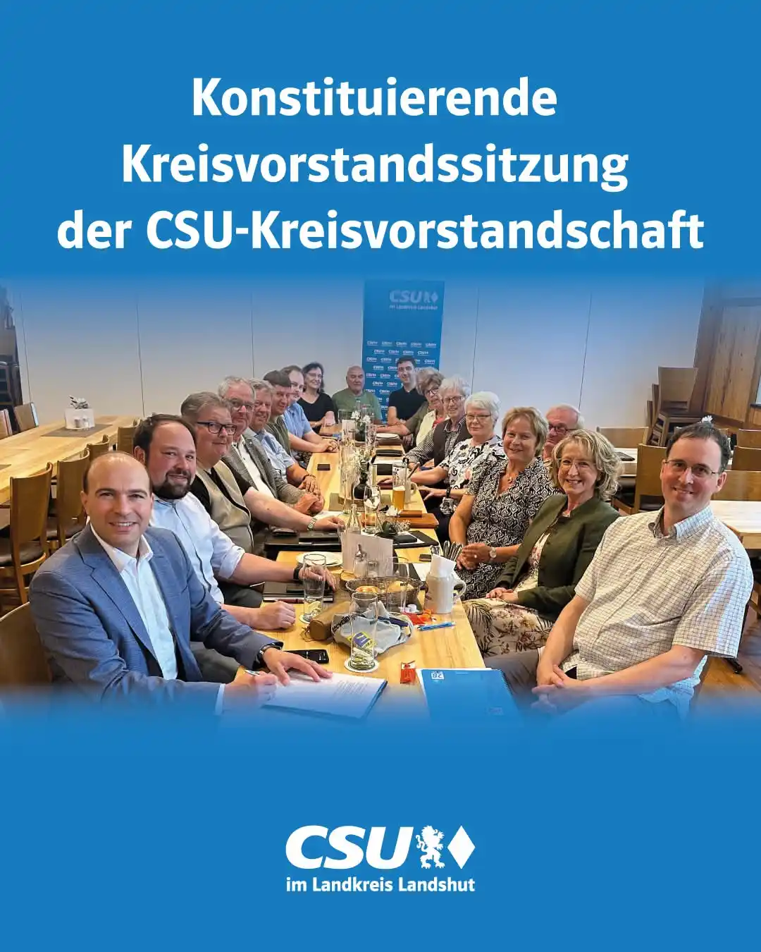 Image from CSU im Landkreis Landshut: 🔷 Konstituierende Kreisvorstandssitzung der CSU im Landkreis Landshut...