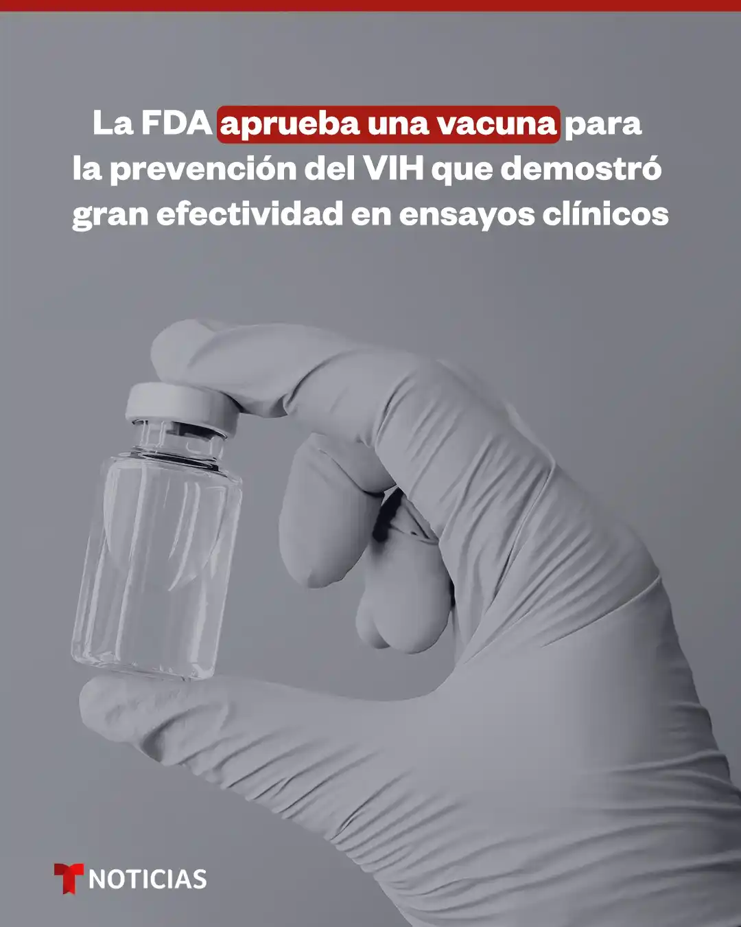 Image from Noticias Telemundo: 💉 La Administración de Alimentos y Medicamentos (FDA) aprobó un *nuev...