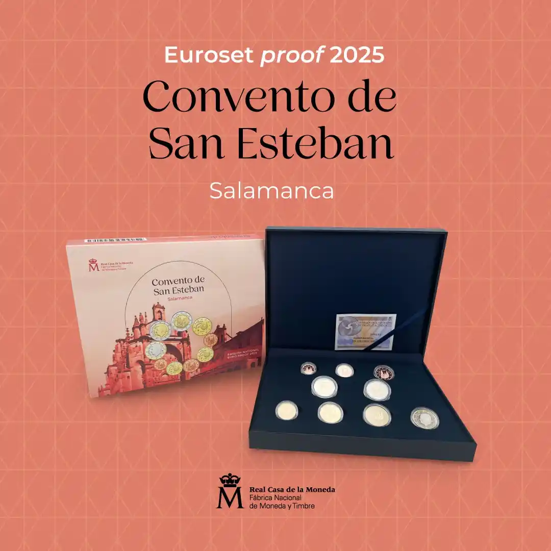 Image from FNMT-RCM: ✨ ¡Lanzamos el EUROSET 2025 en calidad proof! ✨ Una edición especial ...