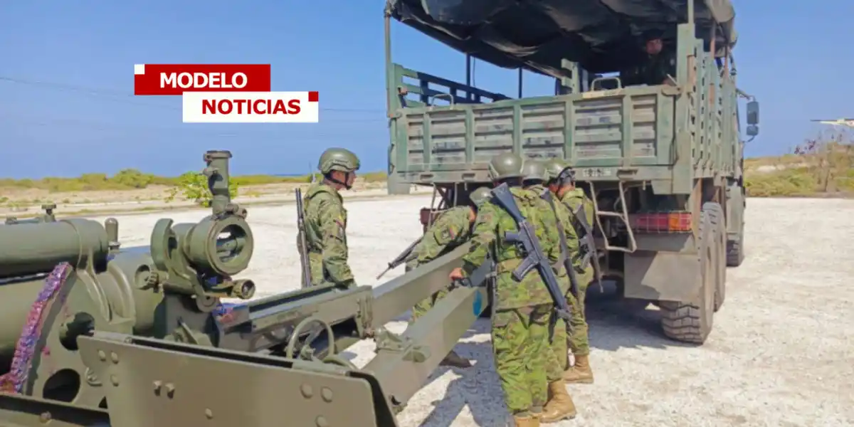 Image from Modelo Noticias • Manta: 🚨Las Fuerzas Armadas informan que abatieron a dos integrantes de un g...