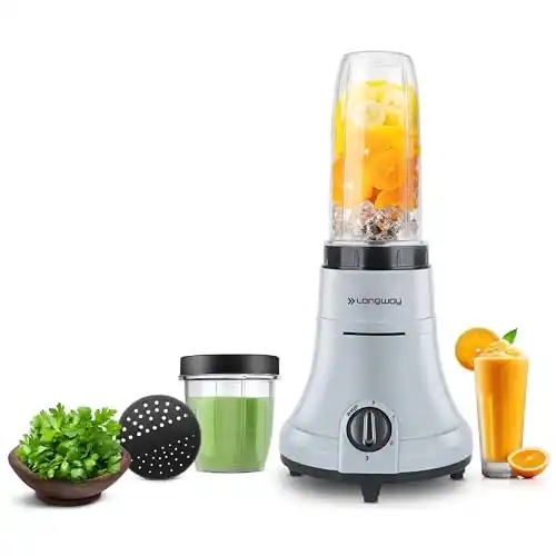 Image from ProLooterz Shopping Deals: Longway Sage 500 Watt Juicer Mixer Grinder with 2 Jars for Grinding, M...