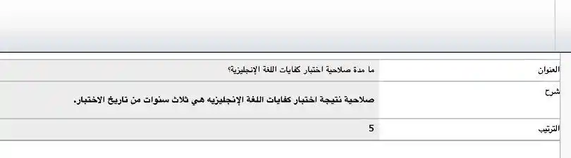 Image from طريق الجامعات: مدة صلاحية اختبارات الإنجليزي: توفل: سنتين (عالمي) آيلتس: سنتين (عا...