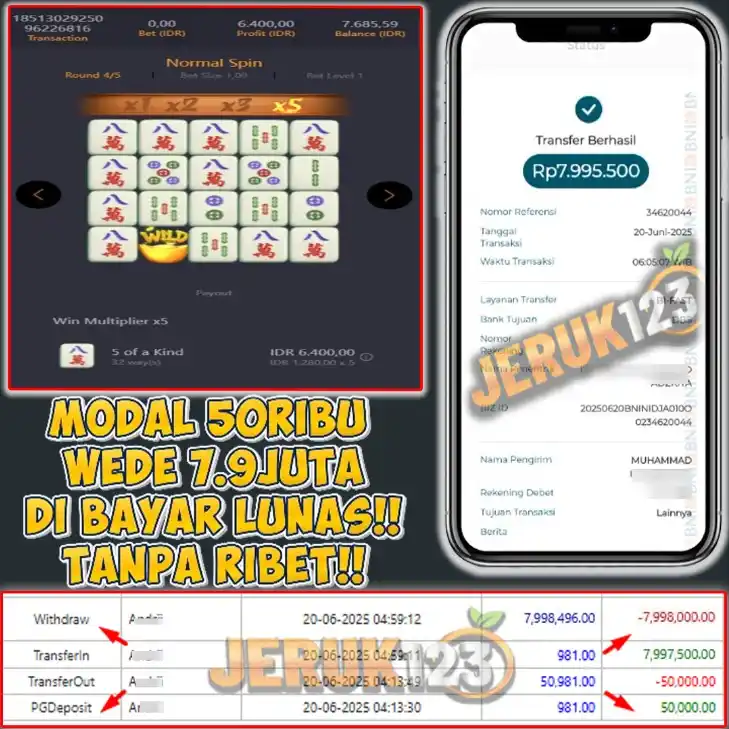 Image from SLOT GACOR HARI INI !!!: MODAL 50 RIBU, WEDE TEMBUS 7.9 JUTA‼️ DI BAYAR LUNAS, TANPA RIBET!!🔥 ...