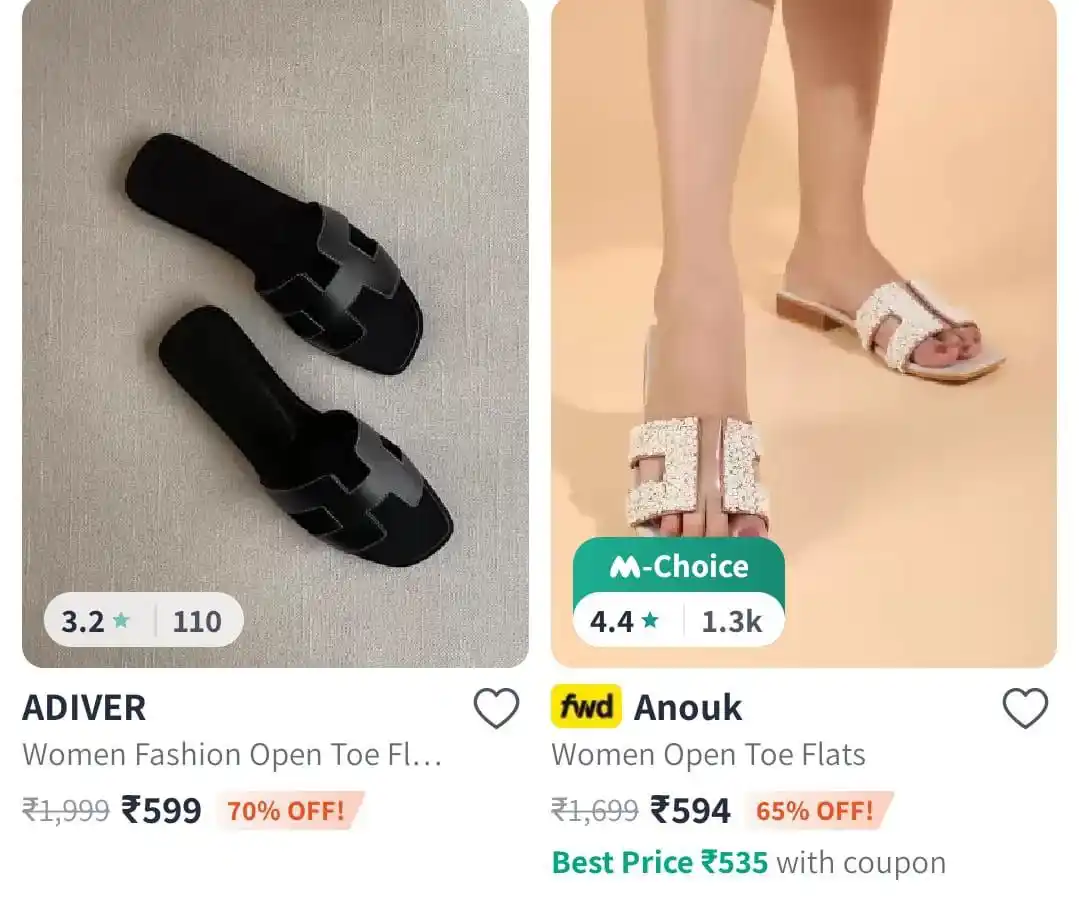 Image from ProLooterz Shopping Deals: Myntra : Upto 70% Off On Women Footwears.  Flip-Flops : 🛒 Buy Now : h...