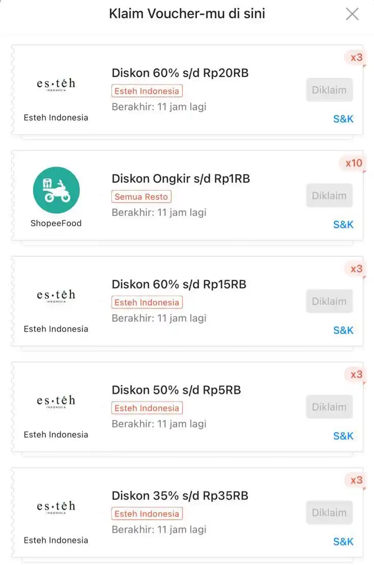 Image from Racun shopee 🛒🎀: Panas euy janlup jajan yg seger2🥵 Cuss jajan es•teh janlupp klaim da...