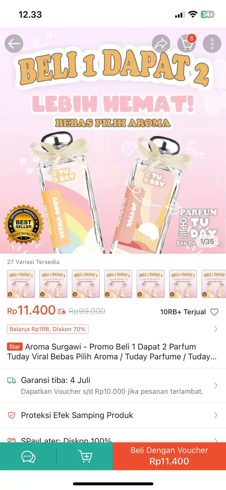 Image from Racun shopee 🛒🎀: Parfum dapet 3 https://s.shopee.co.id/4L7o8N09h5...