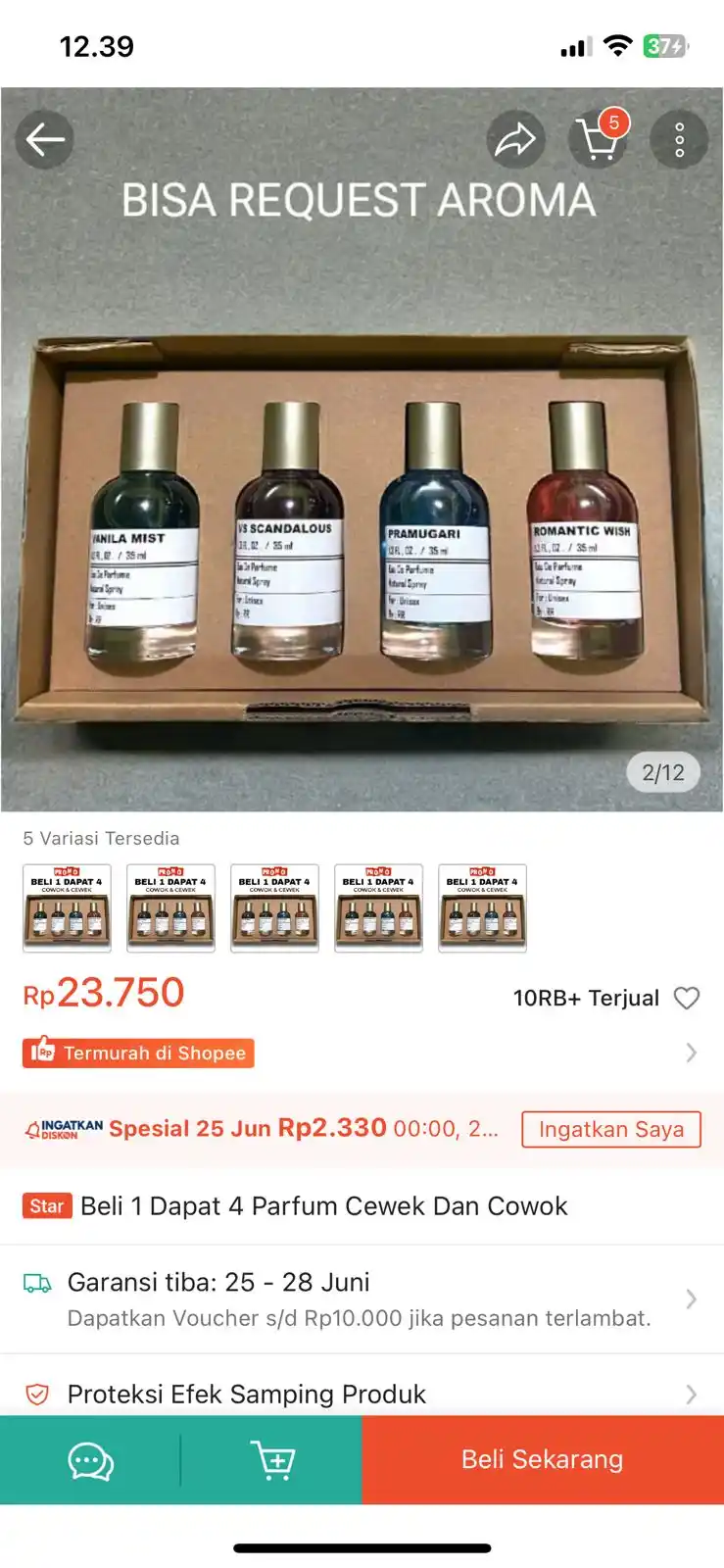 Image from Racun shopee 🛒🎀: Parfum dapet 4 https://s.shopee.co.id/9KWU5vpI7u...