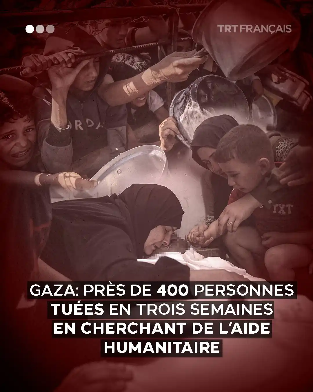 Image from TRT Français: Post: D’après la Défense civile de Gaza, au moins 43 personnes, dont 2...