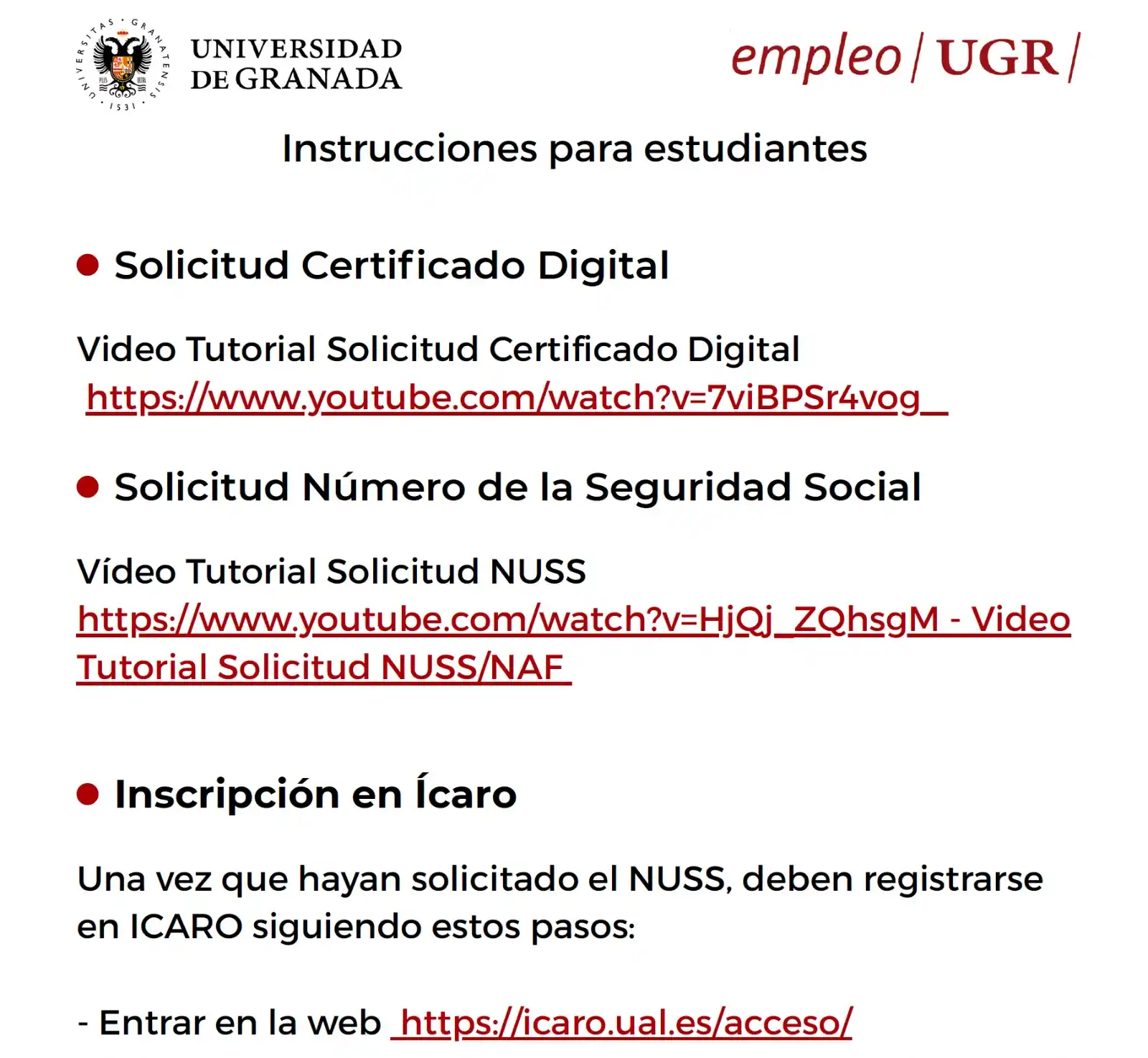 Image from Facultad de Educación y Deportes de Melilla (Faedumel): 🪪 Si el próximo curso haces prácticas curriculares, sigue las siguien...