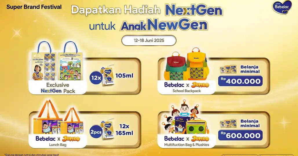 Image from Informasi Pusat Afiliasi Tiktok Shop by Tokopedia ✨🥰: 🎒🎁 SUPER BRAND FESTIVAL - Hadiah Eksklusif untuk Anak NewGen! 🎁🎒  ...