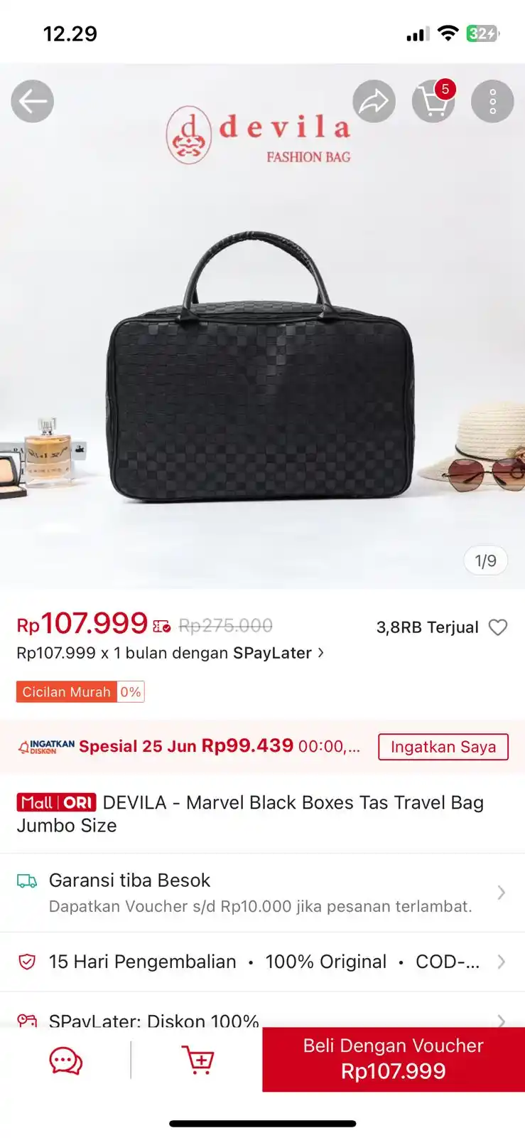 Image from Racun shopee 🛒🎀: Tas travel https://s.shopee.co.id/8UxN5jnN33...