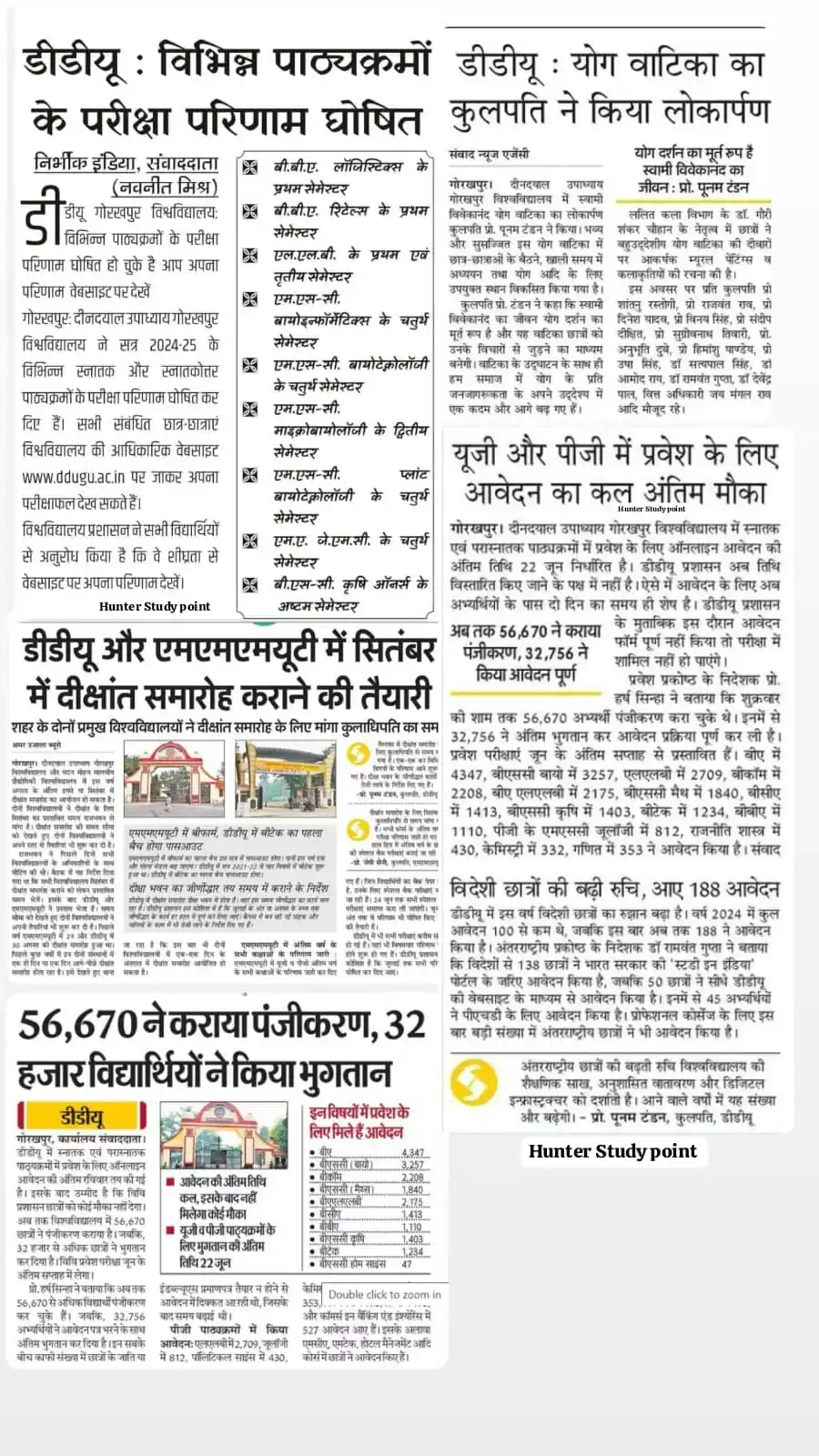 Image from DDU NOTES & NOTICE JONE GKP: *दीन दयाल उपाध्याय गोरखपुर विश्वविद्यालय प्रवेश परीक्षा कि सभी जानकारी...