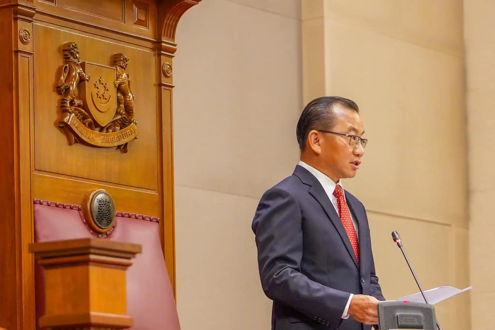 Image from Lawrence Wong : The first session of the 15th Parliament will open on 5 September 2025...
