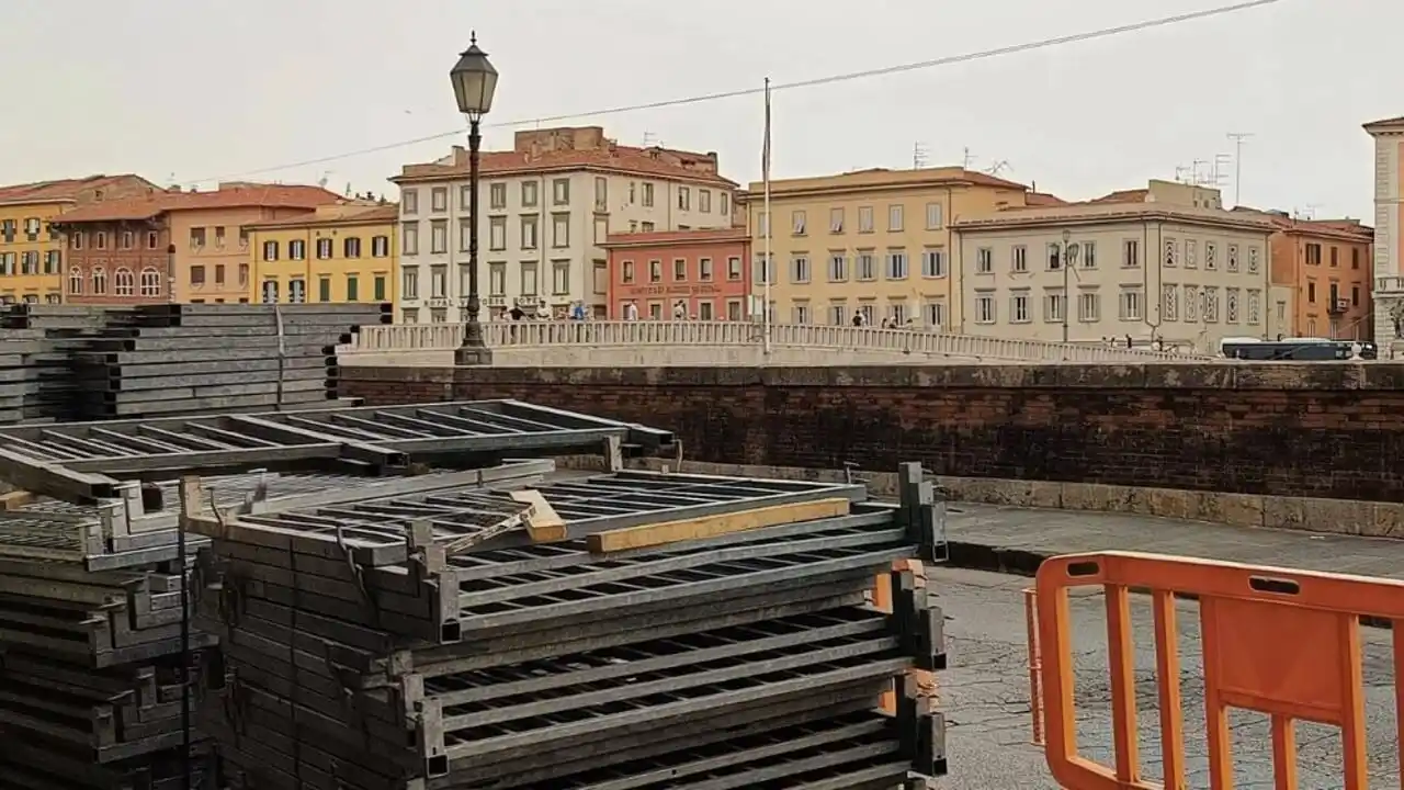 Image from PisaToday: Tradizioni, verso il Gioco del Ponte: traffico modificato per il monta...