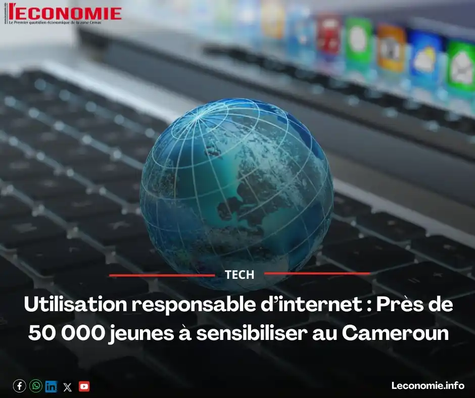 Image from L'Economie💸: *Utilisation responsable d’internet : Près de 50 000 jeunes à sensibil...