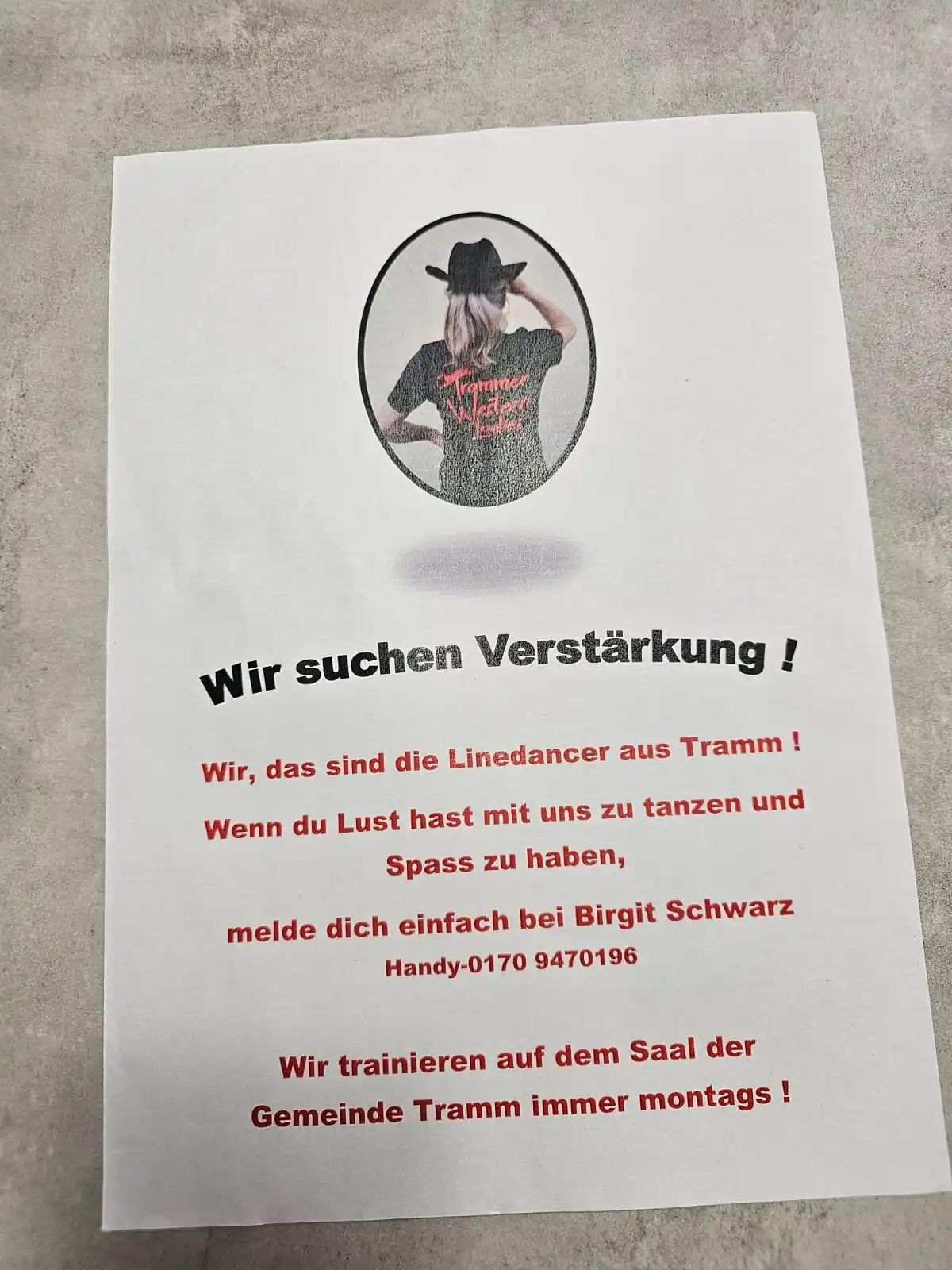 Image from Annas LADEN Schaukasten Crivitz & Umgebung: Verstärkung in Tramm gesucht!...
