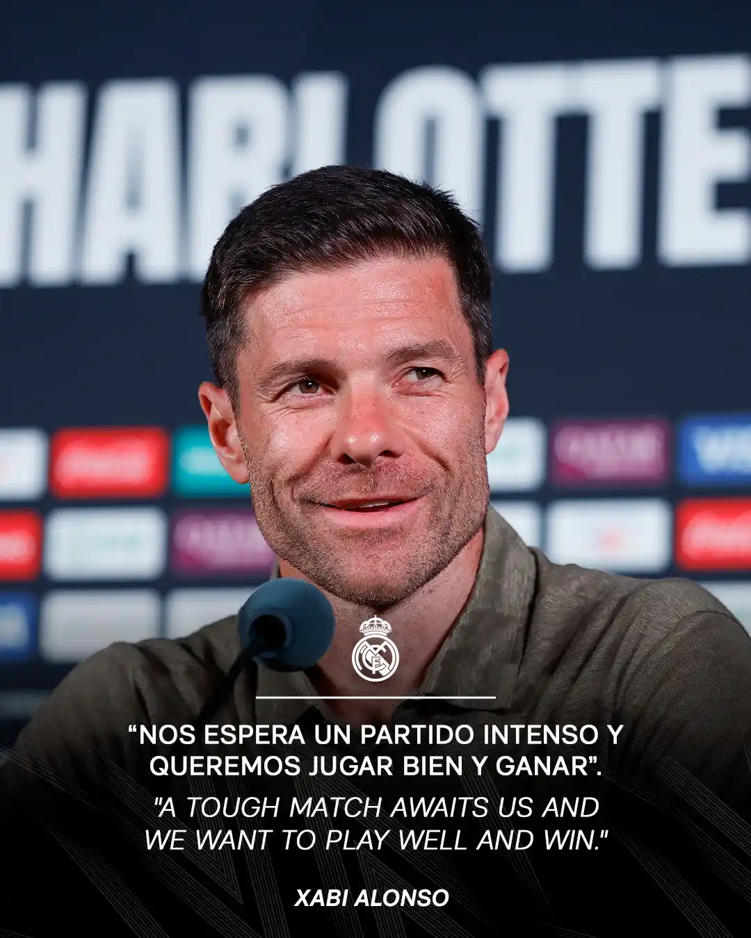 Image from Real Madrid C.F.: 🎙️ Xabi Alonso 🎙️ 📺 RM Play ➡️ https://play.realmadrid.com/intersti...