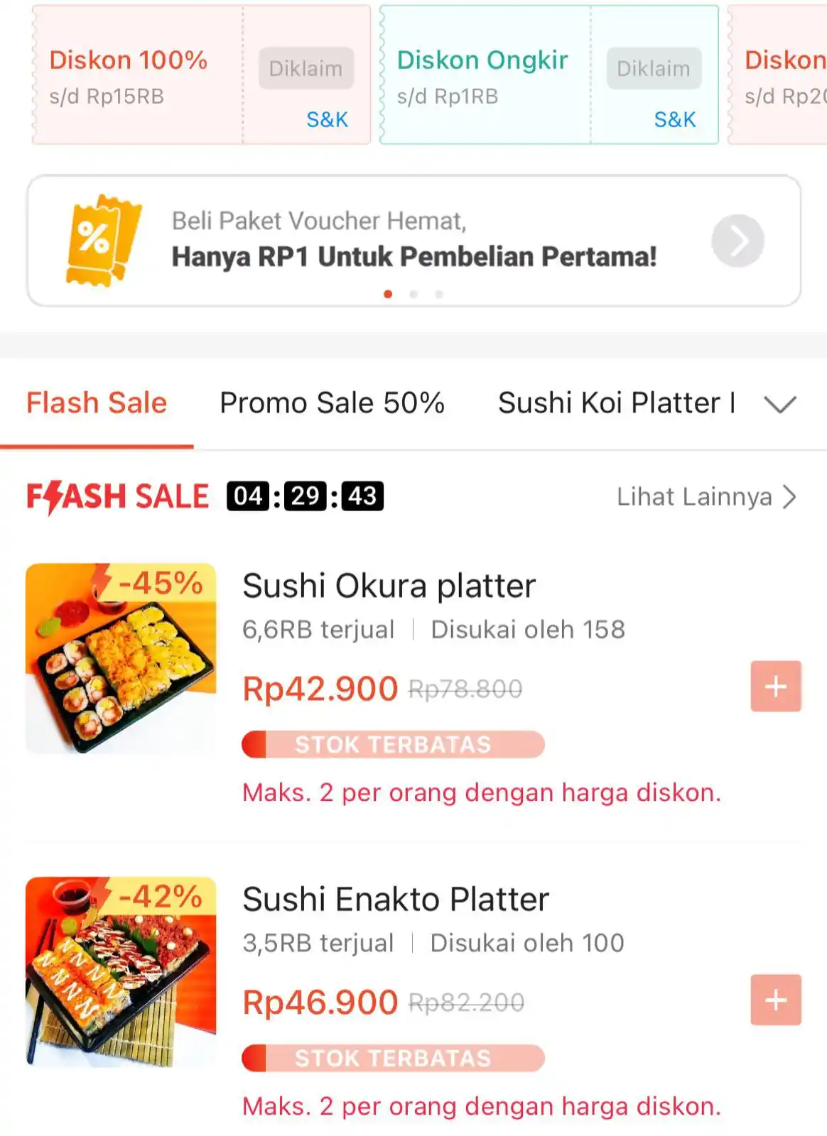 Image from Racun shopee 🛒🎀: yang bm sushi mumpung lagi flashsale nihh🍱🍣🍤🥢 dapet 24pcss sushi �...