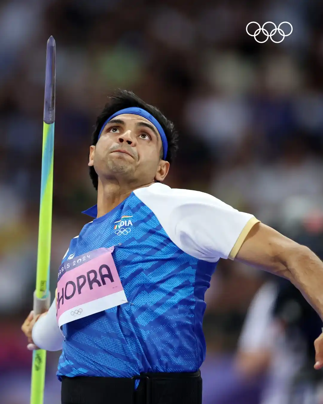 Image from Olympic Khel: 88.16m was all it took. 💪 Neeraj Chopra tops the Paris Diamond Leagu...