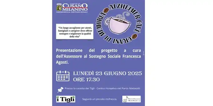 Image from Comune di Cusano Milanino: *ALZHEIMER CAFÉ – GRANI DI MEMORIA* Incontro di presentazione del prog...
