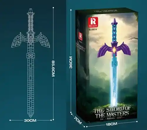 Image from OFERTAS Amazon Y Mercado Libre CAVERNOSAS: Bloques De Construcción De Espada Maestra De Zelda. $557 🔍 Pega este...