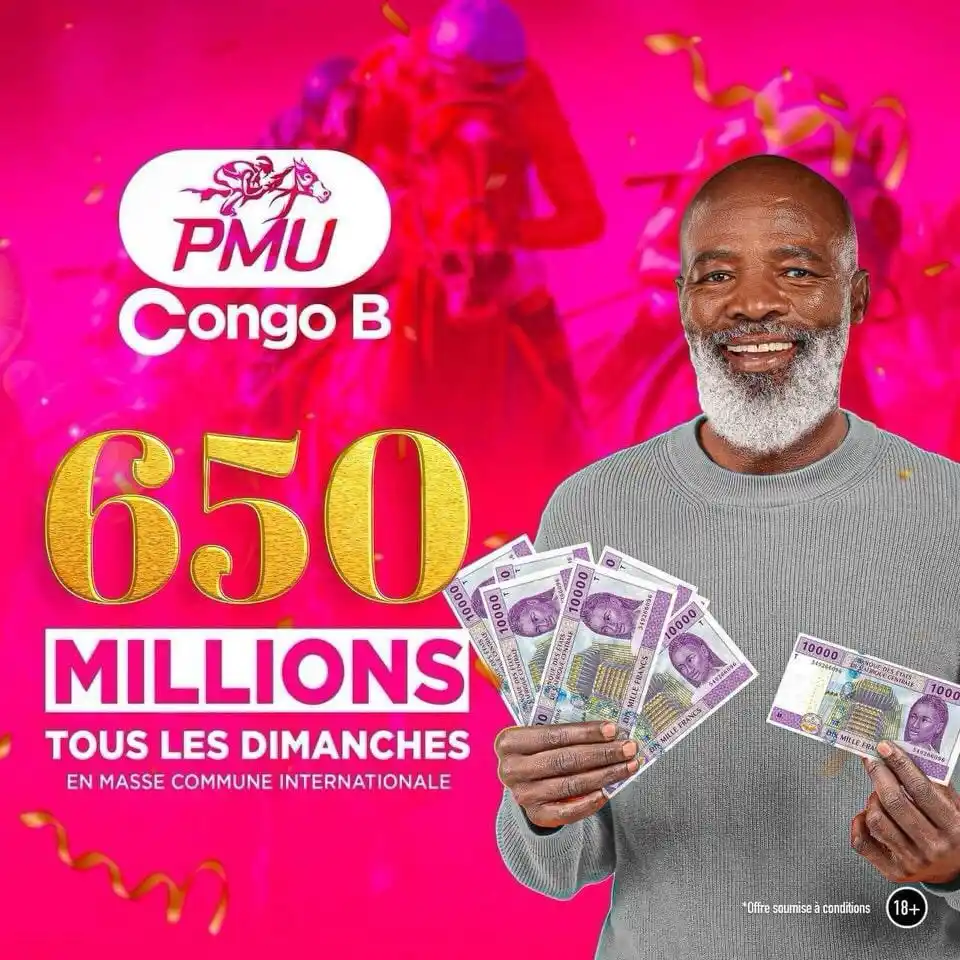 Image from BrazzaNews : [ CongoBet Et le Blanchissement D'argent ]  Le réseau PMU, qui propose...