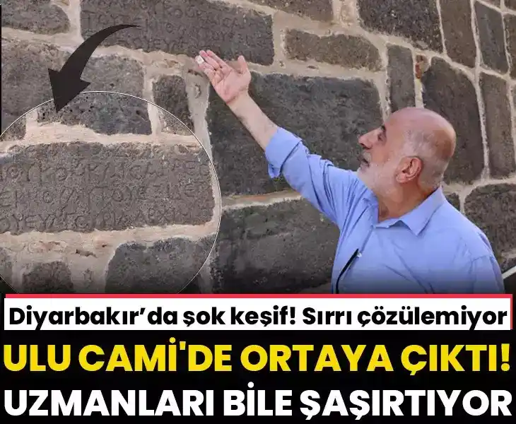 Image from gazetevatancom: 🔗DİYARBAKIR'DA ŞOK KEŞİF!  👉Ulu Cami'nin kalbinde ortaya çıktı, uzma...