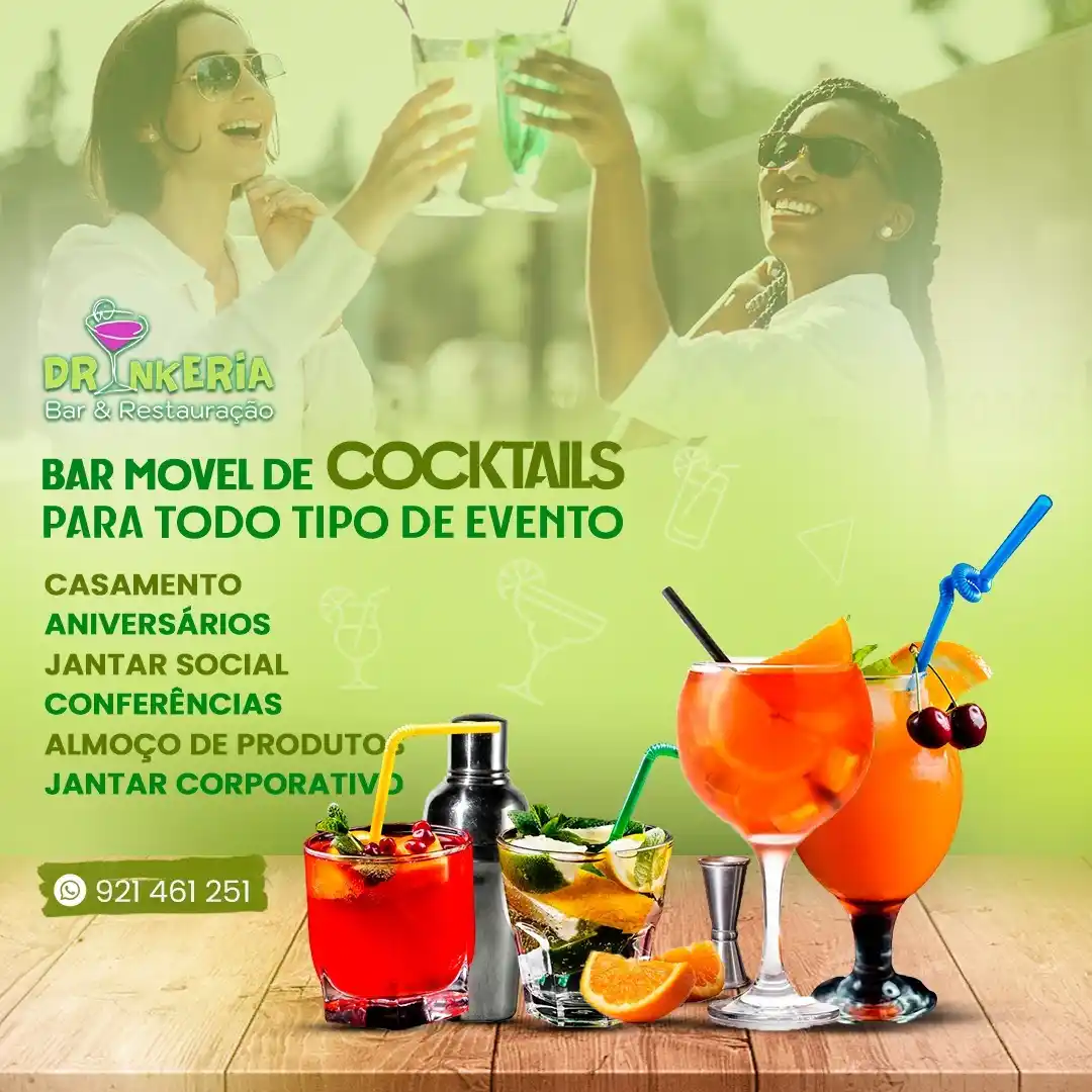Image from KILAMBA 24 HORAS: 🍹 DRINKERIA - Bar & Restauração 🍸  Leve a experiência de um bar de c...