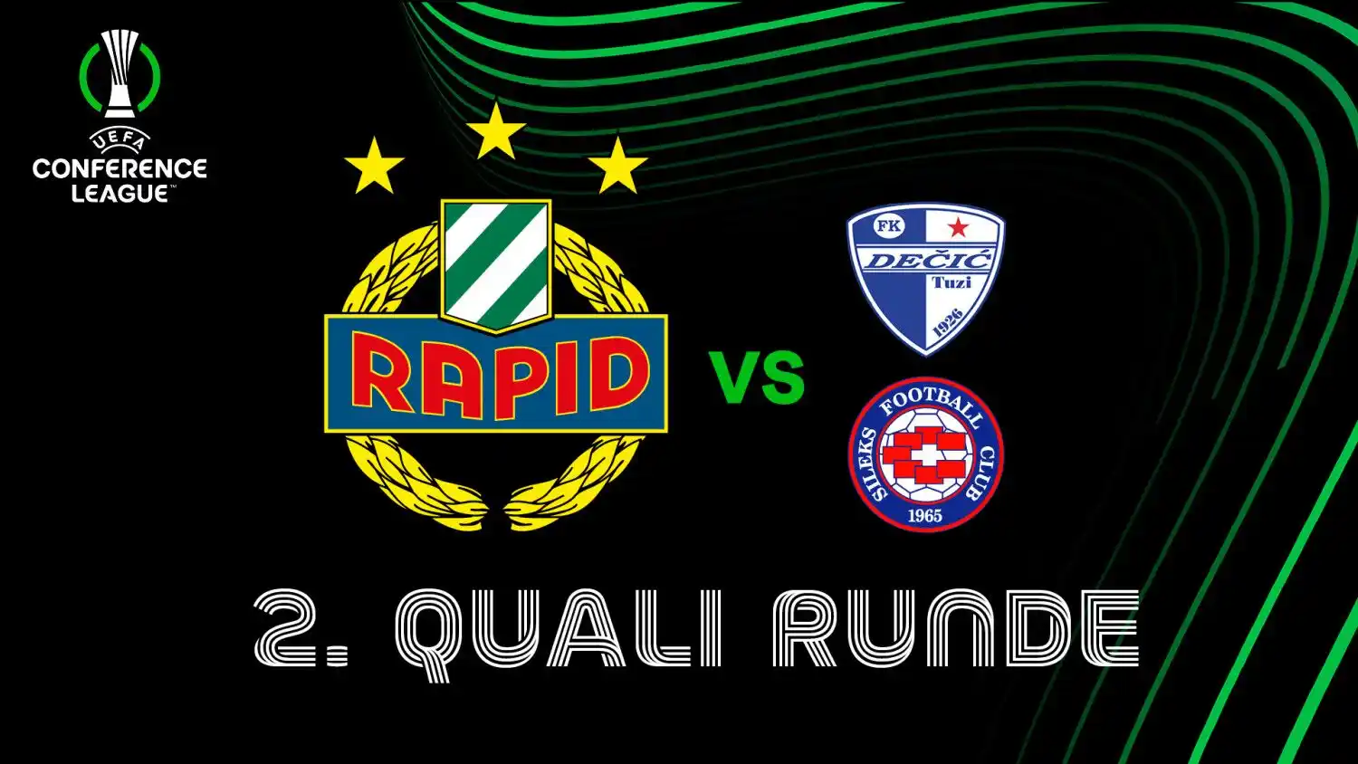 Image from SK Rapid: 🇪🇺 *START IN UEFA CONFERENCE LEAGUE* 🇪🇺  Alle Infos zur heutigen A...
