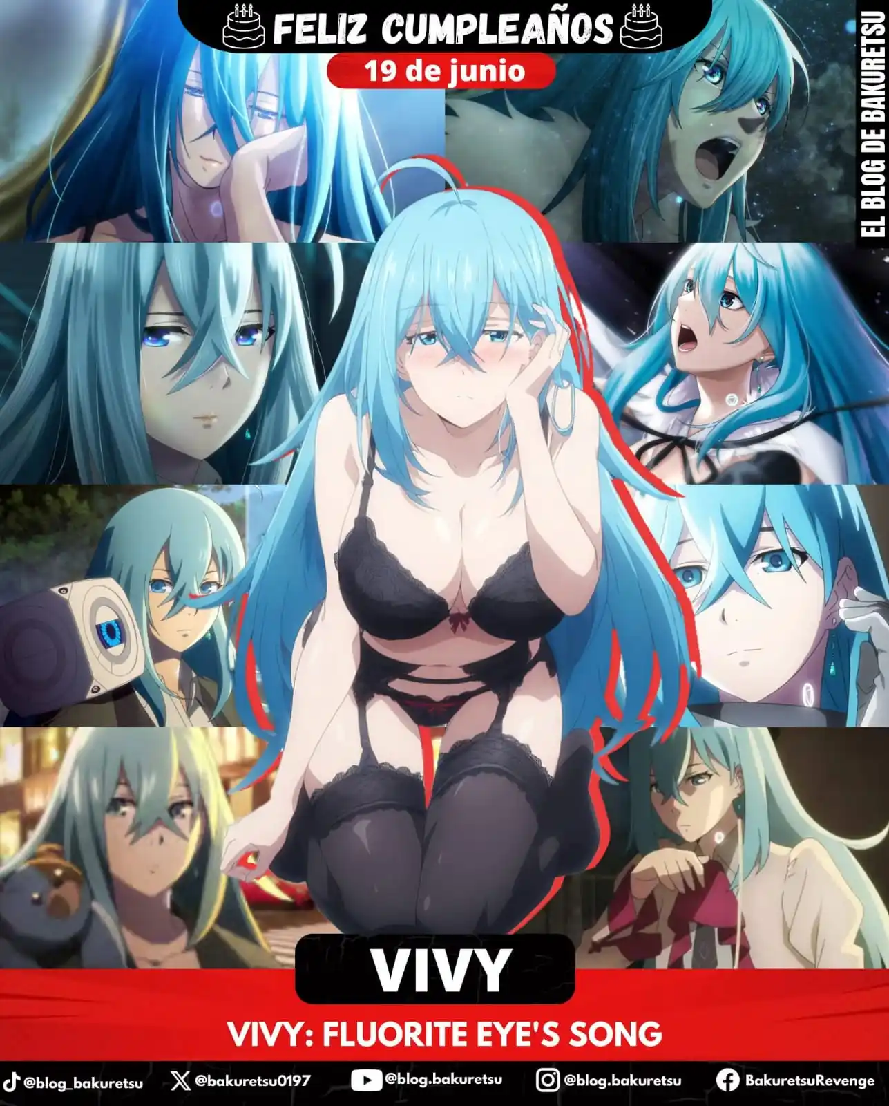 Image from CSC LAB - Anime Cast: 🎂¡Feliz cumpleaños para la sensual Vivy! La talentosa IA cantante que...