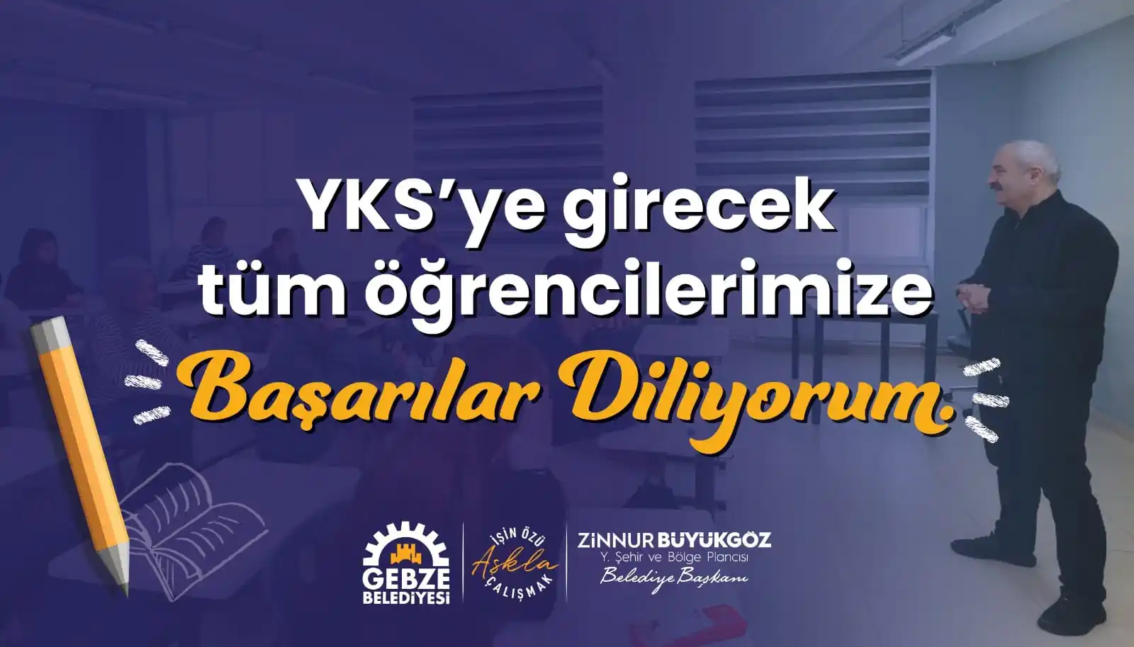 Image from Zinnur Büyükgöz: Hafta sonu YKS'ye girecek tüm gençlerimize başarı ve zihin açıklığı di...