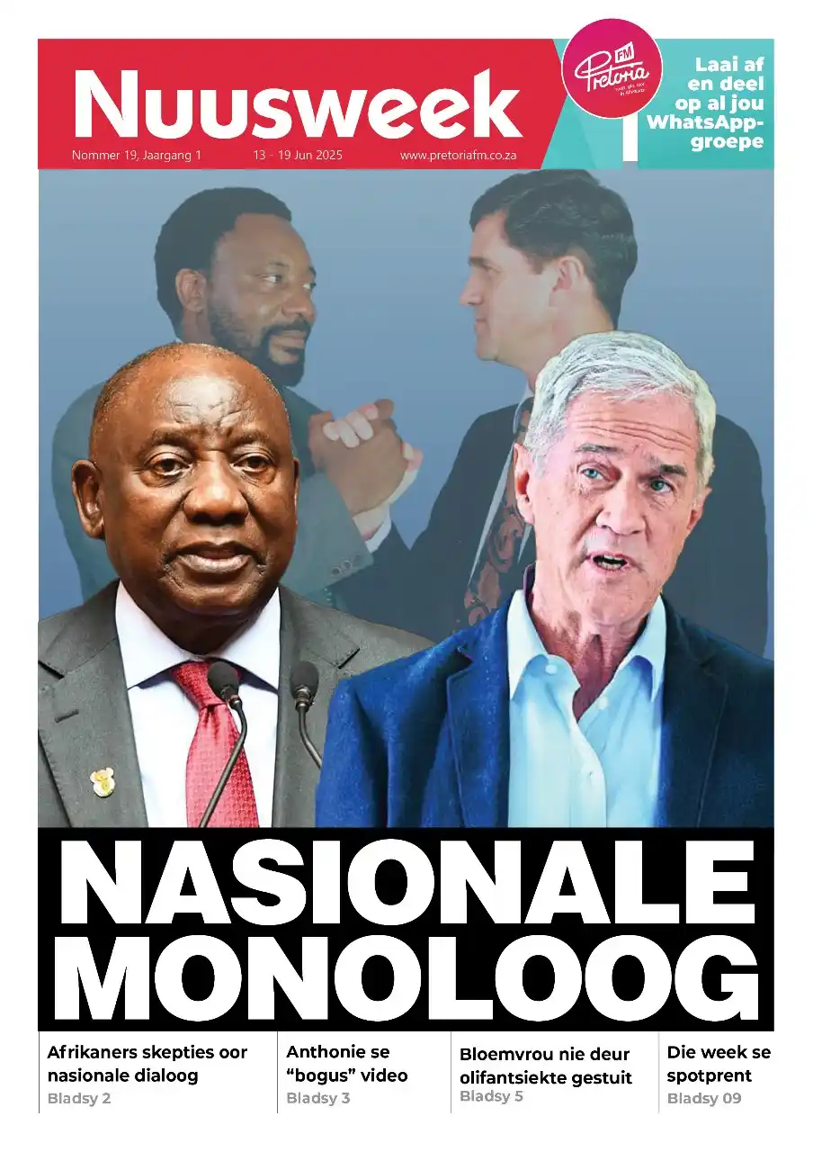 Image from Nuusweek: In die jongste uitgawe van Nuusweek vra ons wat Afrikaners van die nas...