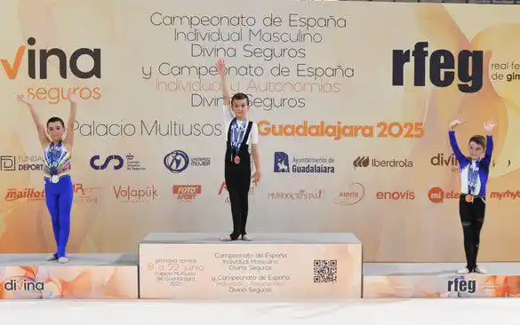 Image from Ayuntamiento de Colmenar Viejo: 🏆🤸♀️ Increíble lo que ha conseguido el gimnasta del Club Rítmica Ka...