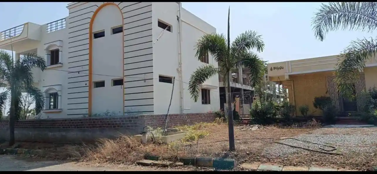 Image from BUSINESS DEALS (BUY, Hold/Build & SELL, Invest & Multiply, Promote/Collaborate): Kollur Vishakha 200 ft road facing venture plot for sale Green Vill...
